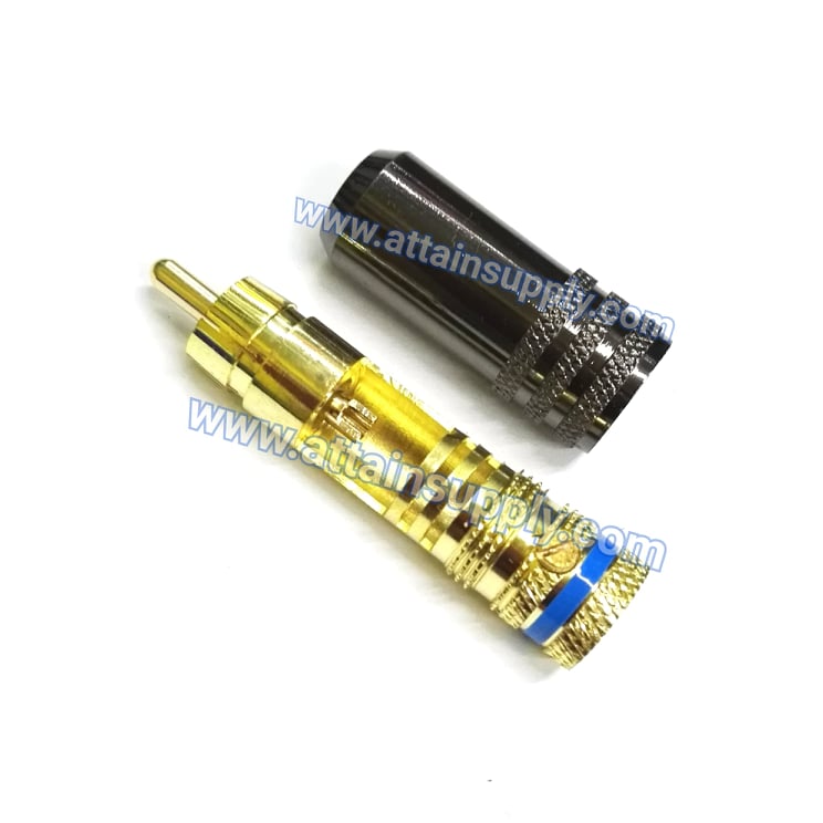 P.RCA NUT-9MM./METALIC-BLUE