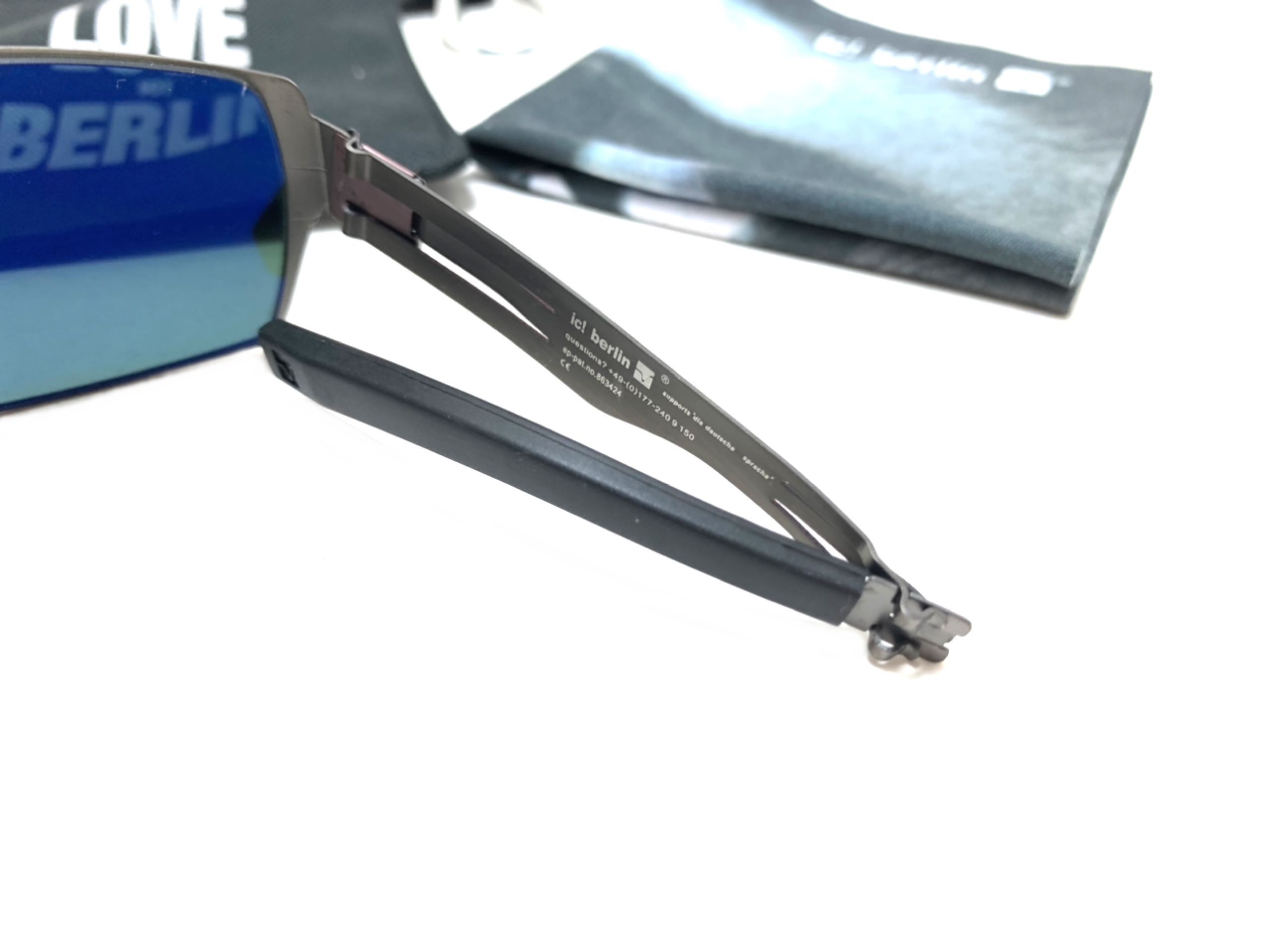 แว่นกันแดด ic berlin model neutron star gun metal 57-19 <กันเมทัล>