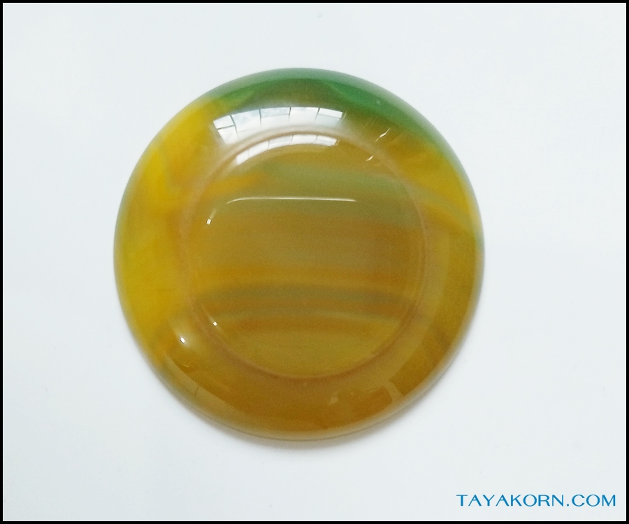 จานยานัตถ์ (จานหยก) snuff tobacco jade dish TKTJ-J001