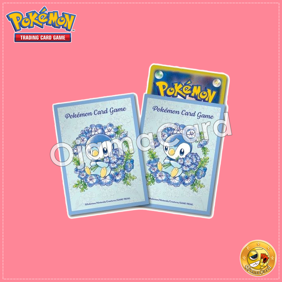 Pokémon Card Game Deck Shield | Card Sleeves — Baby Blue Eyes • Pojama (64ct)「1 Pack」