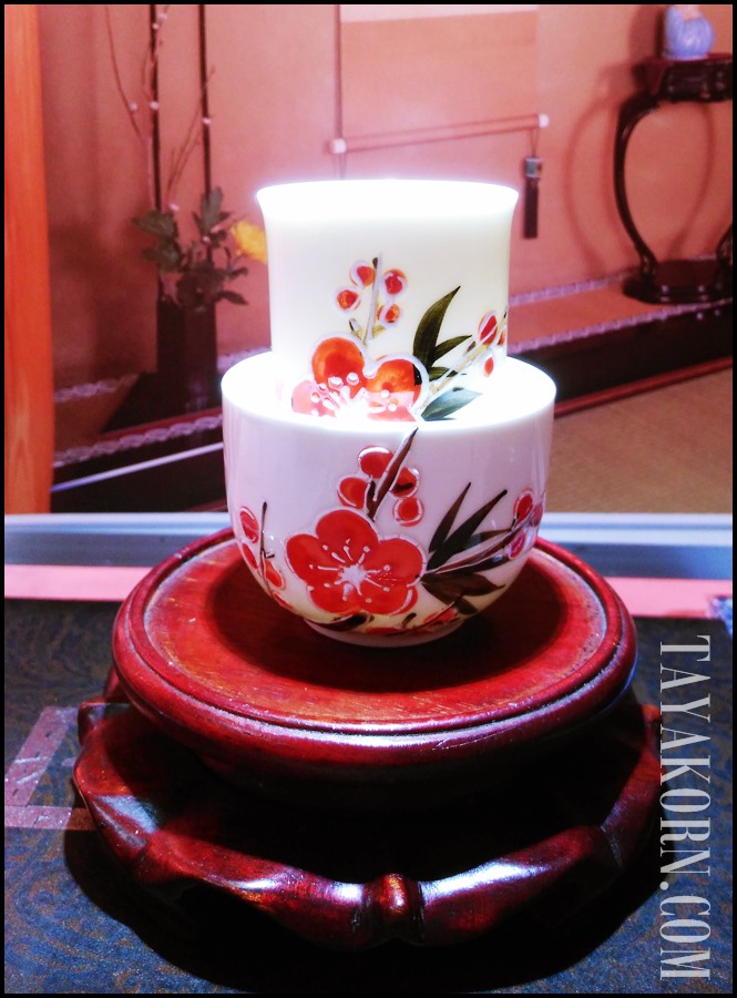 ชุดถ้วยชาแบบดมดื่ม ลายซากุระ Sakura Tea Cup set