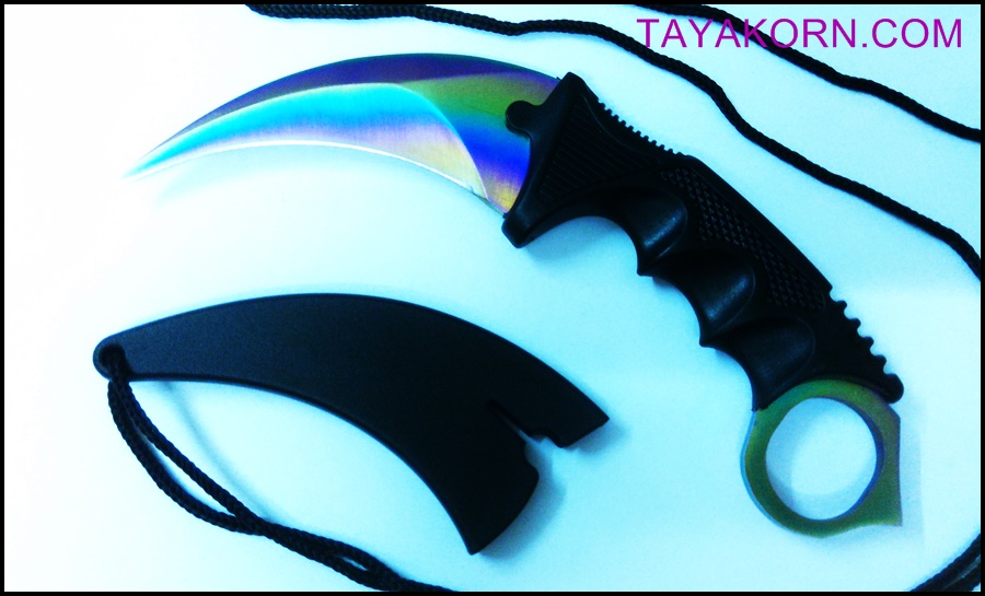 มีดคารัมบิตเรนโบว์อีเกิ้ลคลอ( Eagle Claw ) Rainbow Eagle Claw Karambit Knife TKKB-BS7779