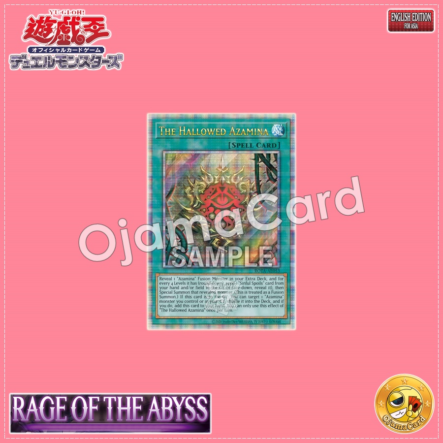 ROTA-AE053 : The Hallowed Azamina / The Sacred Thistle Flower (Quarter Century Secret Rare)