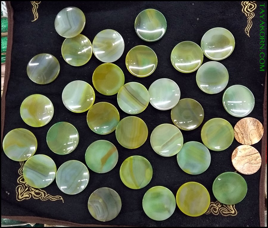 จานยานัตถ์ (จานหยก) snuff tobacco jade dish TKTJ-J001