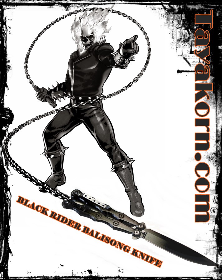 มีดBlack Rider Balisong Knife TKBS 2014803B