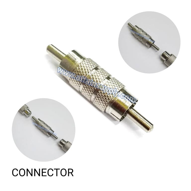 P.RCA-P.RCA CONNECTOR/SILVER