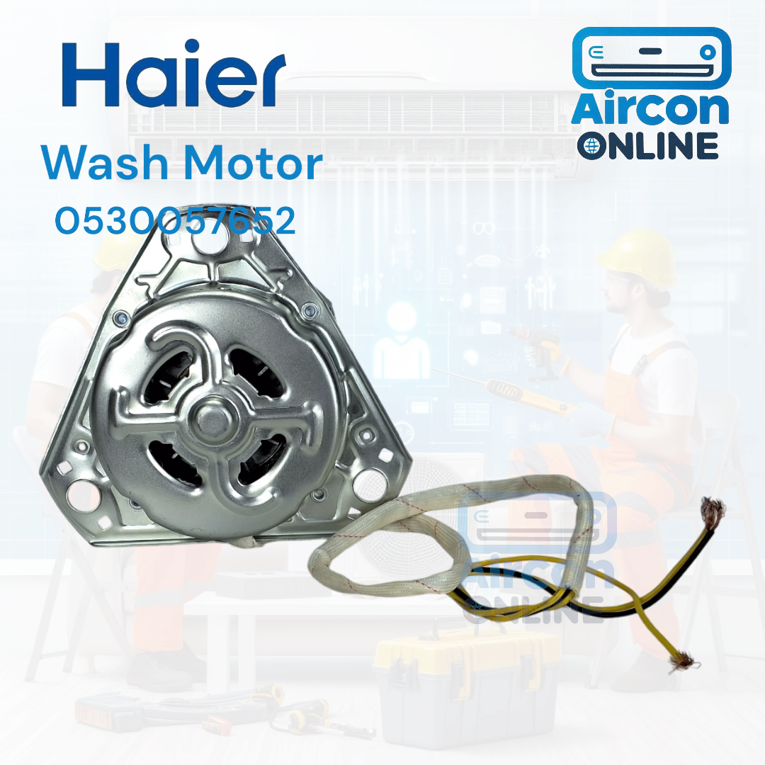 มอเตอร์ปั่นแห้งเครื่องซักผ้า HAIER รหัส 0530057652 ของแท้ มือ 1