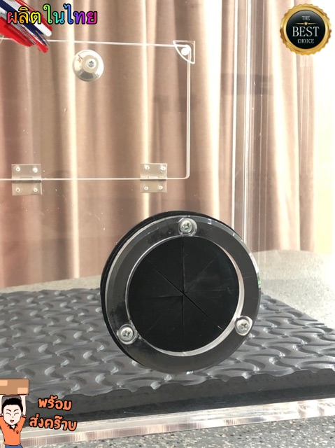 กล่องเก็บเสียงเครื่องปั่น อะคริลิค หนา 6 มม. 🔥🔥🎉🎉แถมฟรี แผ่นซับเสียงเครื่องปั่น👍 มูลค่า 300 บาท พร้อมส่ง กว้างxลึกxสูง 30.5x30.5x62 ซม. อะครีลิค ใส 6mm. กล่อง