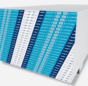 อีซี่บอร์ด แผ่นยิปซั่ม ขนาด 120x240x9mm ขอบลาด SCG EASI BOARD
