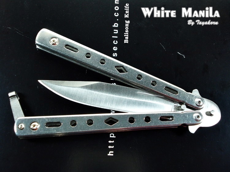 มีดBalisong TKBS 113S002 White Manila