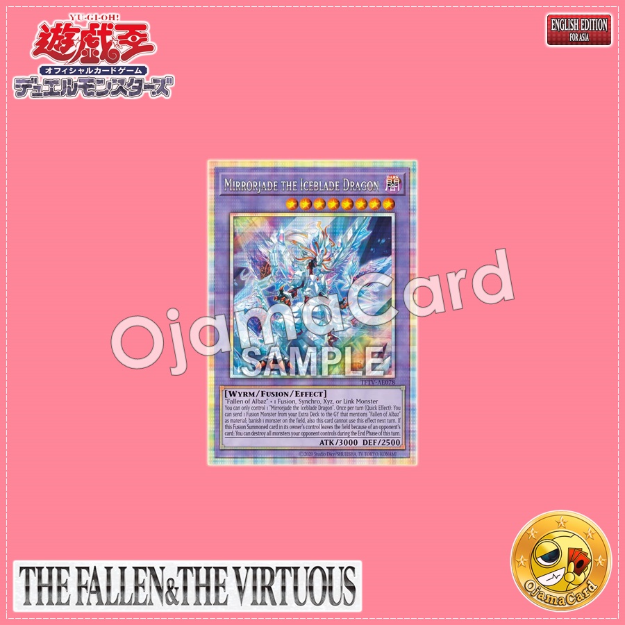 TFTV-AE078 : Mirrorjade the Iceblade Dragon (Prismatic Secret Rare)