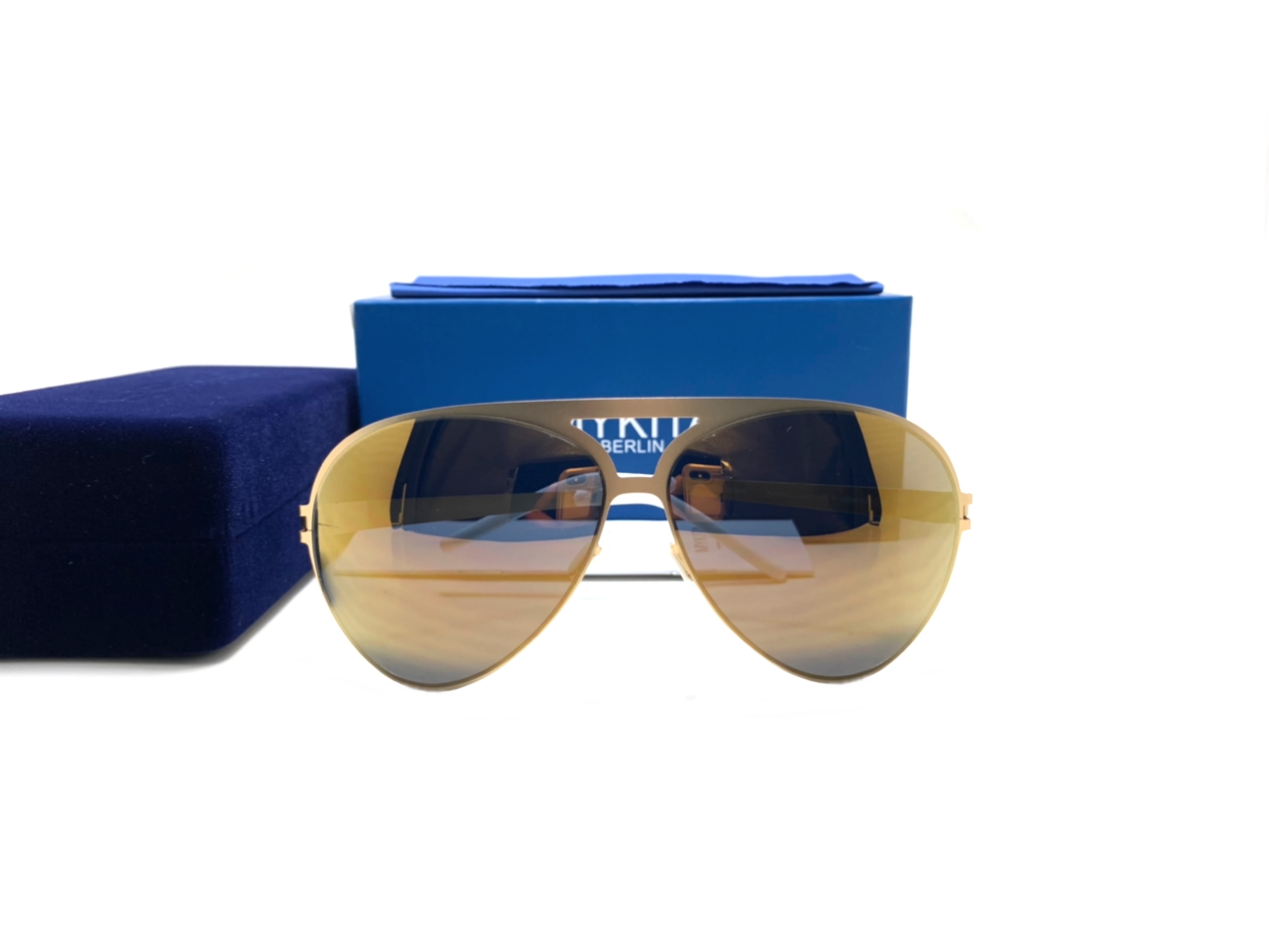 แว่นกันแดด MYKITA SEPP GOLD COL.015 63-12 140 <ปรอททอง>