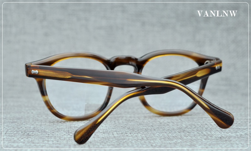 แว่นกันแดด MOSCOT LEMTOSH 46-23 145 COL.Bamboo <ลายกระ>