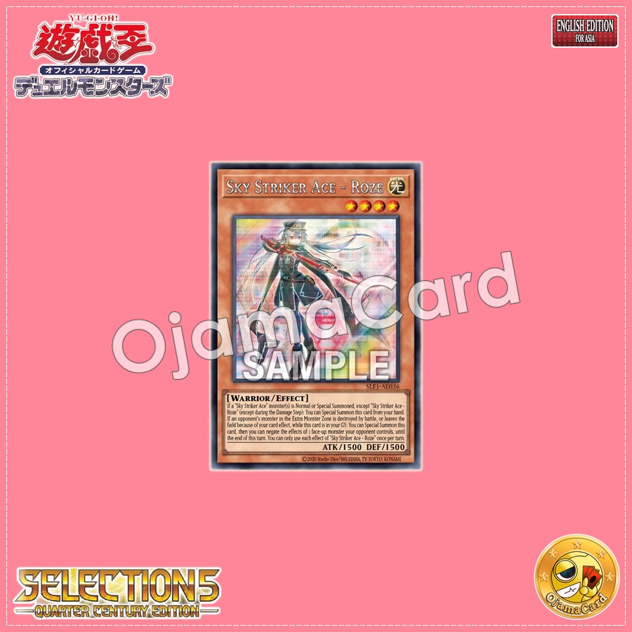 SLF1-AE036 : Sky Striker Ace - Roze / Flash Sword Princess - Roze (Secret Rare)