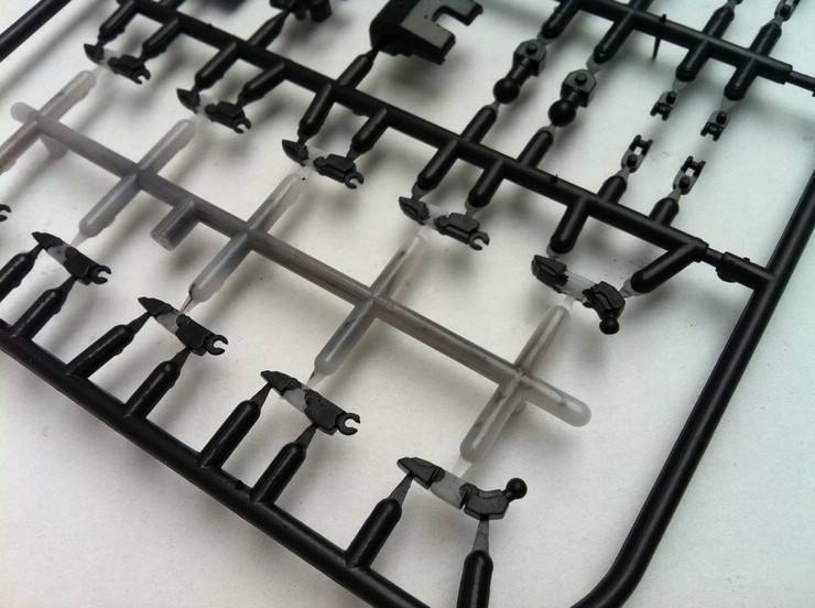 Hand Part 1/100 ของ Hobby Base แบบ2 (ปลายแหลม)