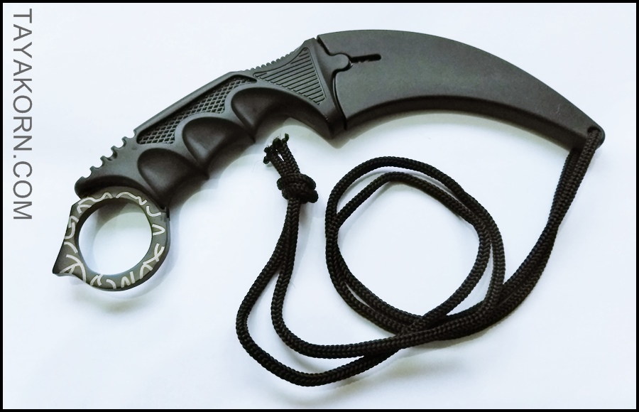 มีดคารัมบิตแบล็คสไปเดอร์ Black Spyder Karambit Knife