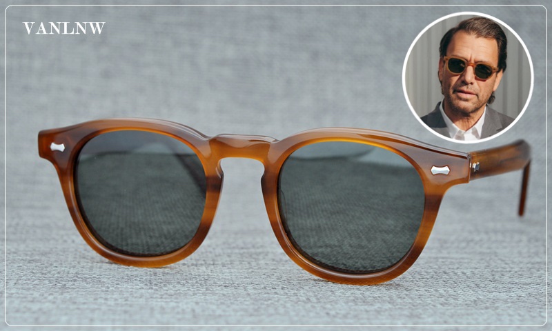 แว่นกันแดด MOSCOT LEMTOSH 46-23 145 COL.Blonde <กระน้ำตาล>