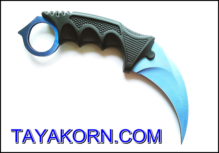 มีดคารัมบิตบลูซีสตอร์ม BlueSeaStorm Karambit Knife ( BLUE SEA )