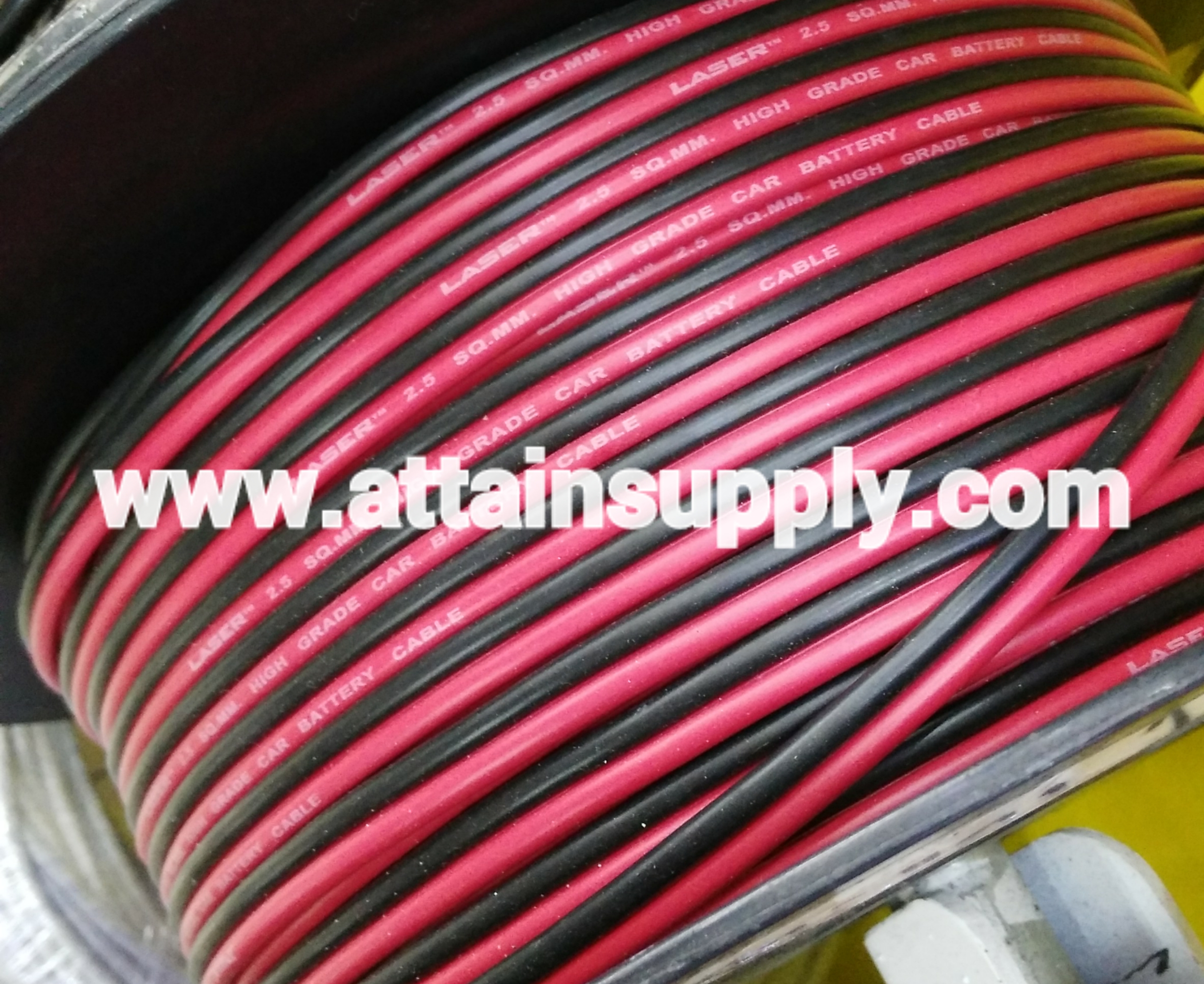 สายลำโพง 2.5 RED-BLACK/LASER