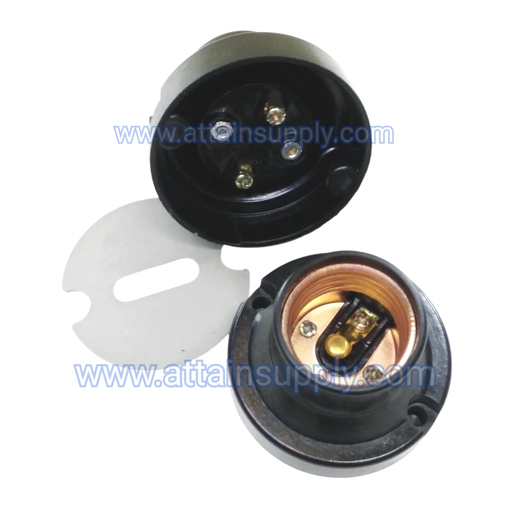 ขั้วหลอดไฟ E27/แป้นกลม