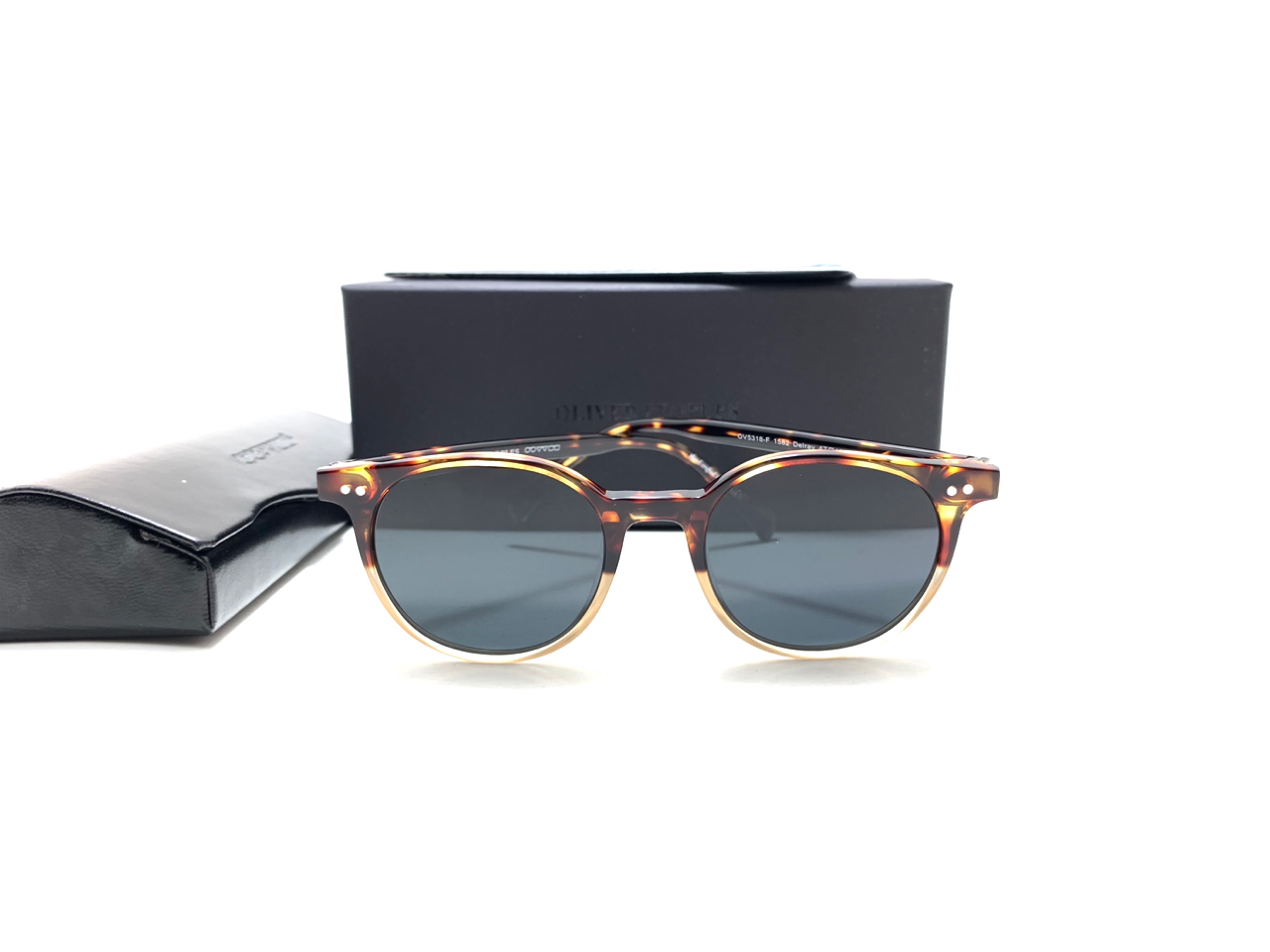 แว่นกันแดด Oliver Peoples Delray OV5318-F 1582 3N ขนาด 47-19 145 mm. ลายกระ <โพลาไรซ์>