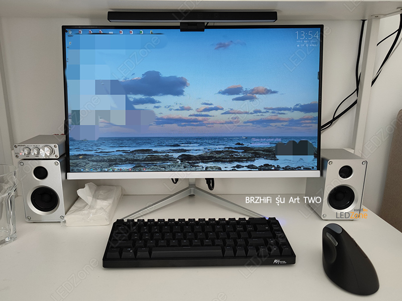 BRZHiFi Art TWO ลำโพงตู้อะลูมิเนียมสีเงิน ดอก 2.5 นิ้ว 20W 4Ω Passive Speaker +วงจร Crossover แยกย่านเสียง BRZHiFi Art 2