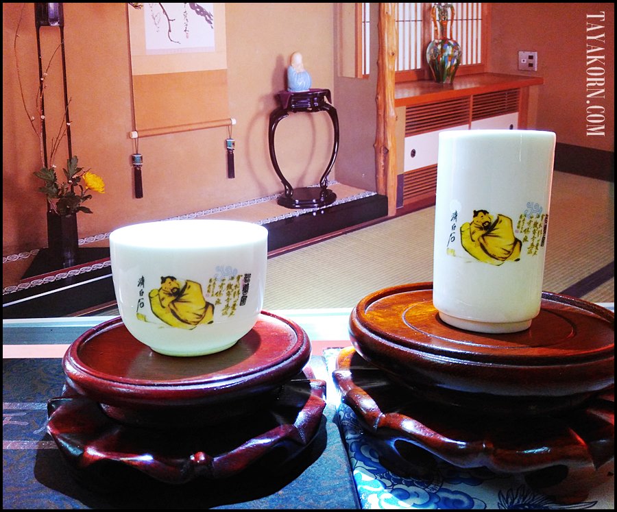 ชุดถ้วยชาแบบดมดื่ม ลายโชกุน Shogun Tea cup set TKLG-SG3