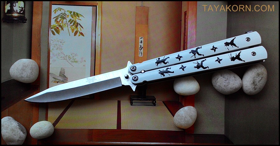 มีดควงเดอะชาโดว์ THE SHADOW BALISONG KNIFE TKBS-SD1