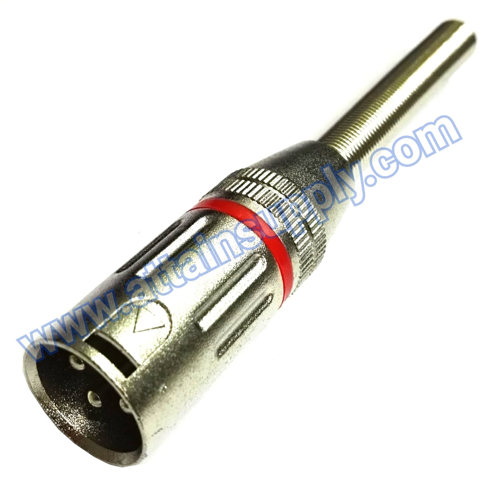 P.XLR 3P.-COLOUR-SPRING/RED