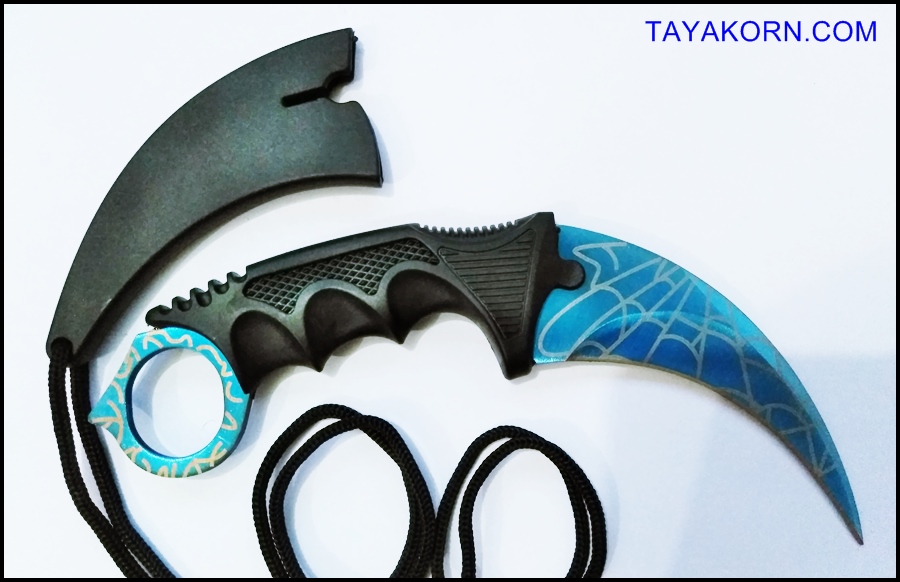 มีดคารัมบิต บลูสไปเดอร์ Blue Spyder Karambit Knife TKKB-BS9