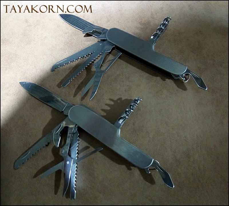 มีดพับแคมป์ปิ้งวัน Camping One Stainless Steel อุปกรณ์ 11 ฟังชั่น