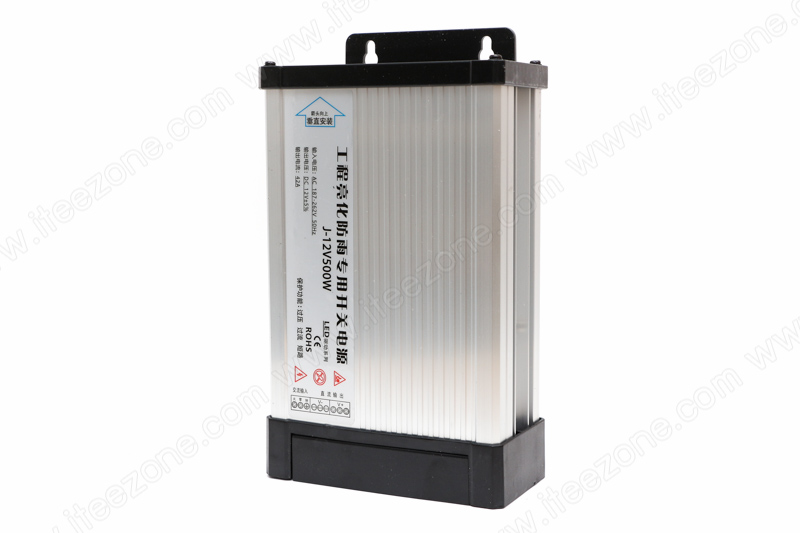 Power supply switching 12V 42A 500W แบบเคสอลูมิเนียม กันฝน ตัวแปลง ตัวแปลงไฟ