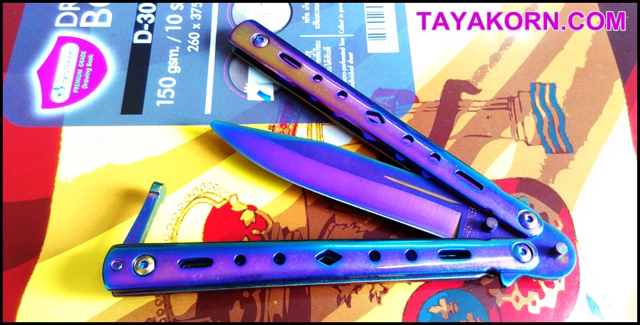มีดซ้อมเรนโบว์3 RainbowIII Balisong Trainer