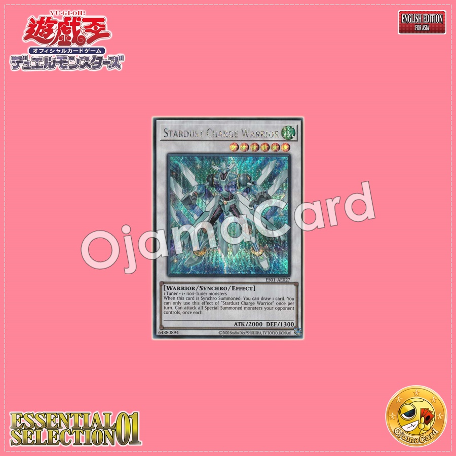 ES01-AE027 : Stardust Charge Warrior (Secret Rare)