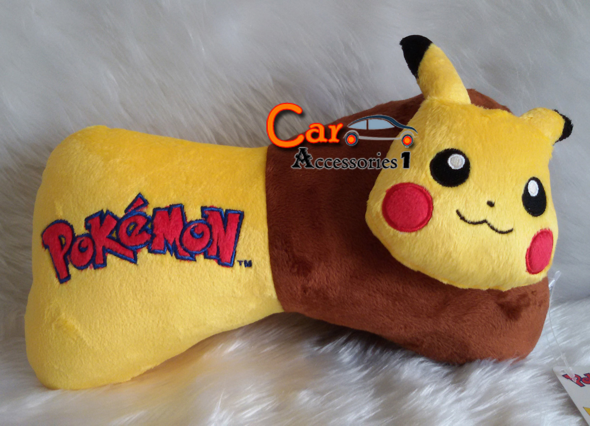 หมอนรองคอทรงกระดูกปิกกาจูโปเกม่อน Pokemon ลิขสิทธิ์แท้ (1 แพค บรรจุ 2 ชิ้น) New arrival!