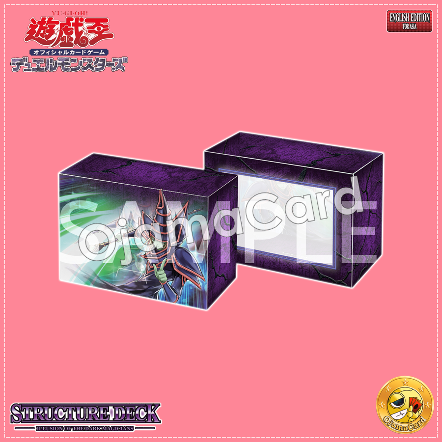 Yu-Gi-Oh! OCG English Edition for Asia — Structure Deck : Illusion of the Dark Magicians [SDID-AE] — Speacial Card Case「1 Case」