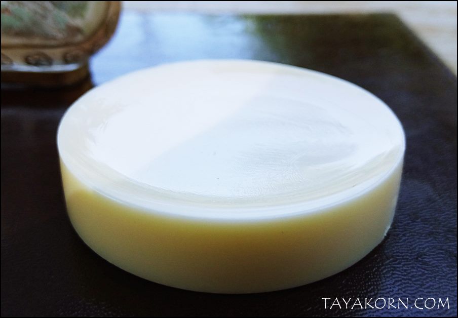 จานยานัตถ์สองหน้า (จานใหญ่สีงาช้าง) Double snuff tobacco dish TKTI-E002