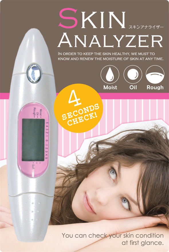 เครื่องวิเคราะห์ผิวแบบพกพา 3in1 BIA SKIN ANALYZER TKHC-B1