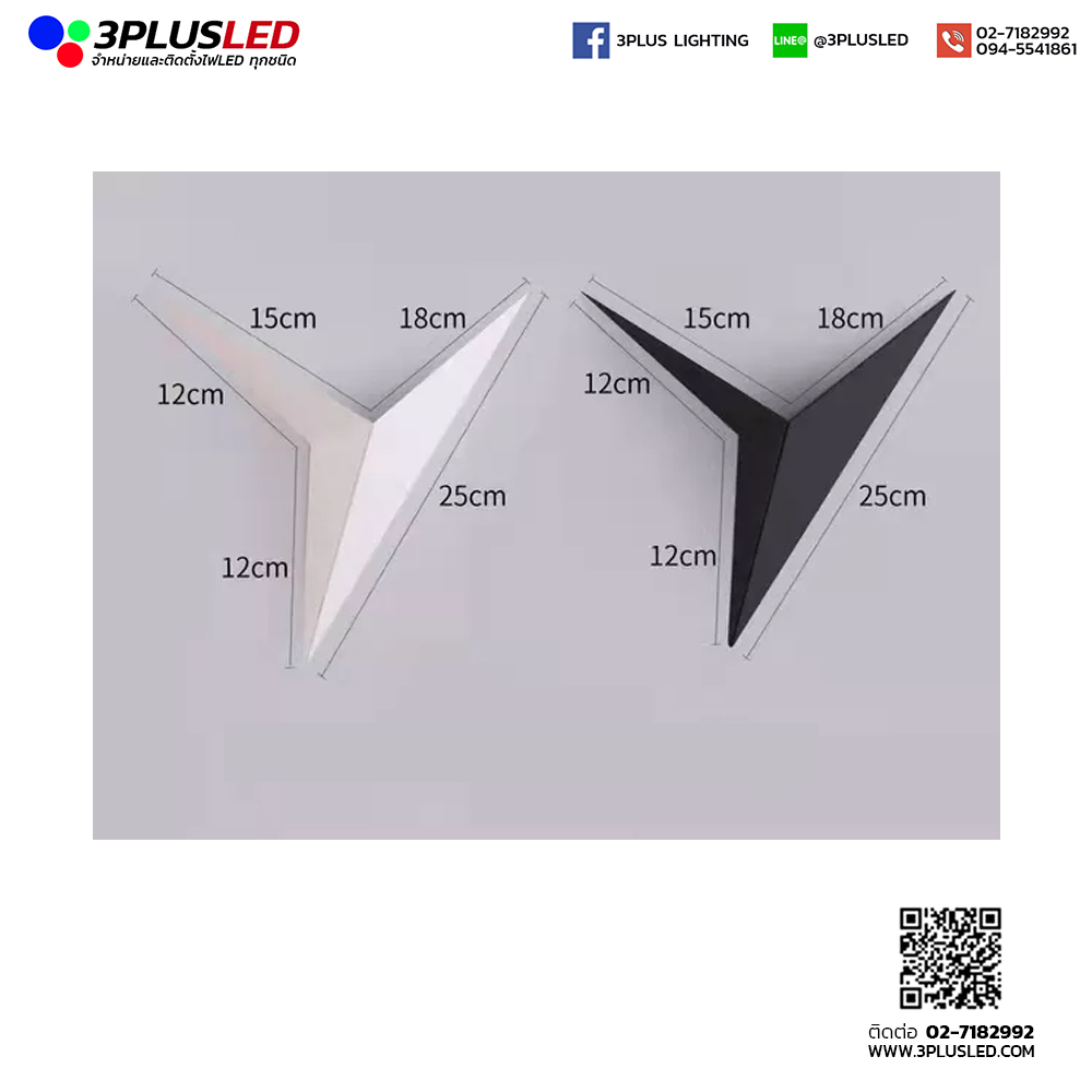 โคมไฟติดผนัง โคมไฟโรงแรม LED Wall Light รุ่น Creative personality simple lamp