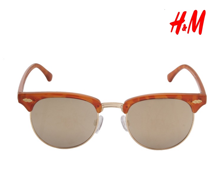 แว่นกันแดด H&M Clubmaster Sunglasses 169743 <ลายกระ>