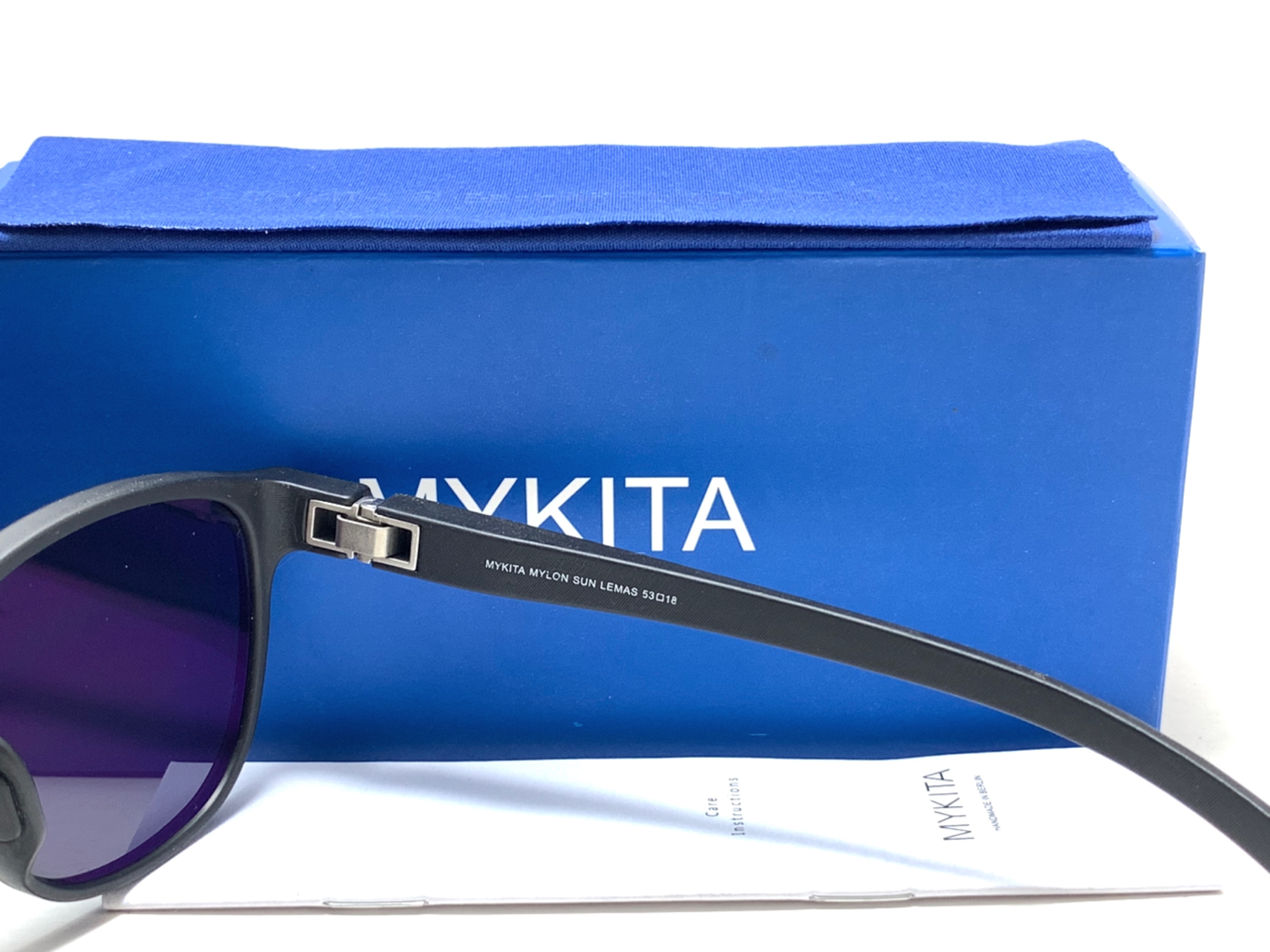 แว่นกันแดด MYKITA MYLON SUN LEMAS SPRING NEW ARRIVALS COL.301 53-18 145 <ดำ> รุ่นใหม่