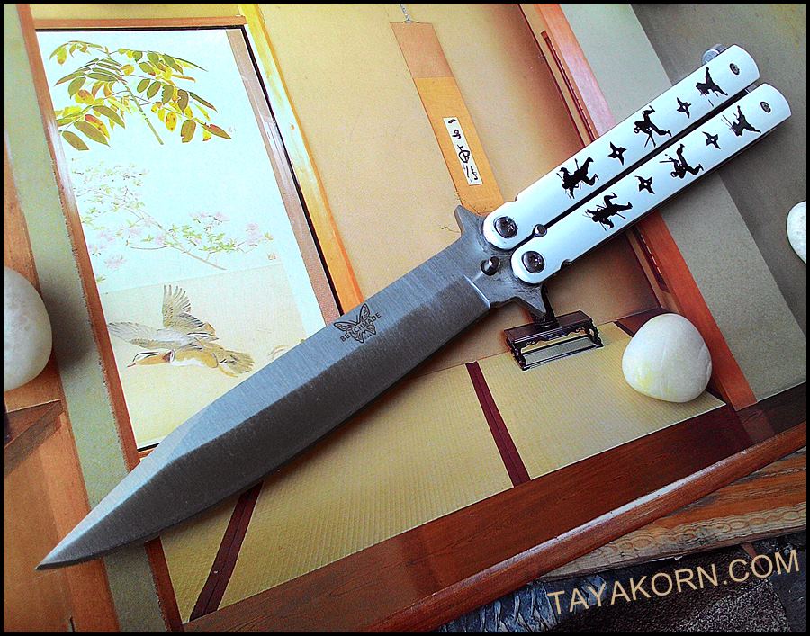 มีดควงเดอะชาโดว์ THE SHADOW BALISONG KNIFE TKBS-SD1