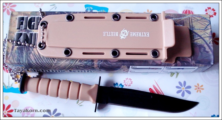 มีดปลายปืนห้อยคอ Beyonet Neck Knife TKFB 007US