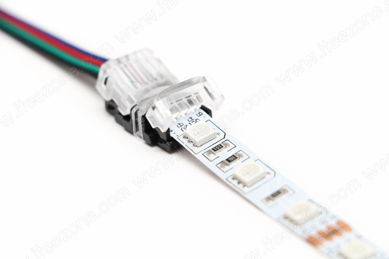 Flexible Connector เชื่อมสายไฟกับไฟเส้น สำหรับไฟเส้น RGB