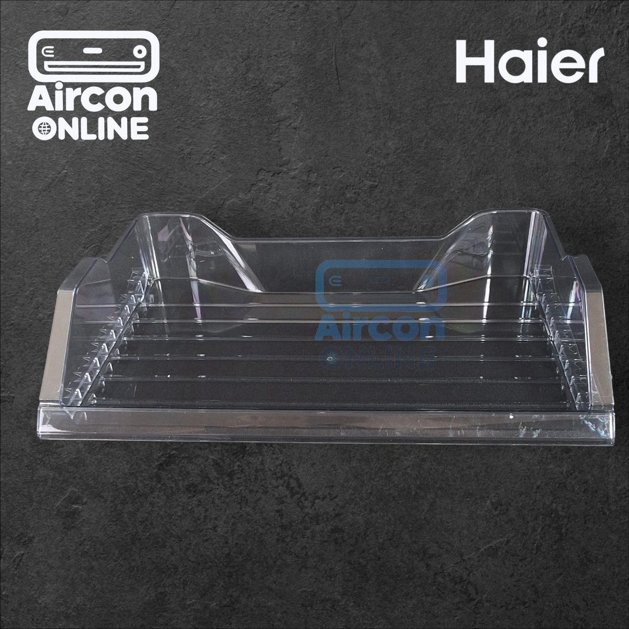 ถาดรองใต้ช่องฟรีส ตู้เย็น HAIER รหัส 0530086282 ของแท้ ใหม่ มือ 1