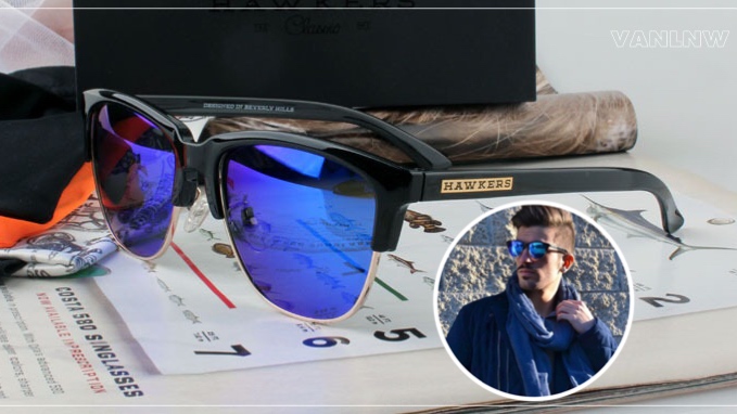 แว่นกันแดด HAWKERS DIAMOND BLACK SKY CLASSIC <ปรอทน้ำเงิน>