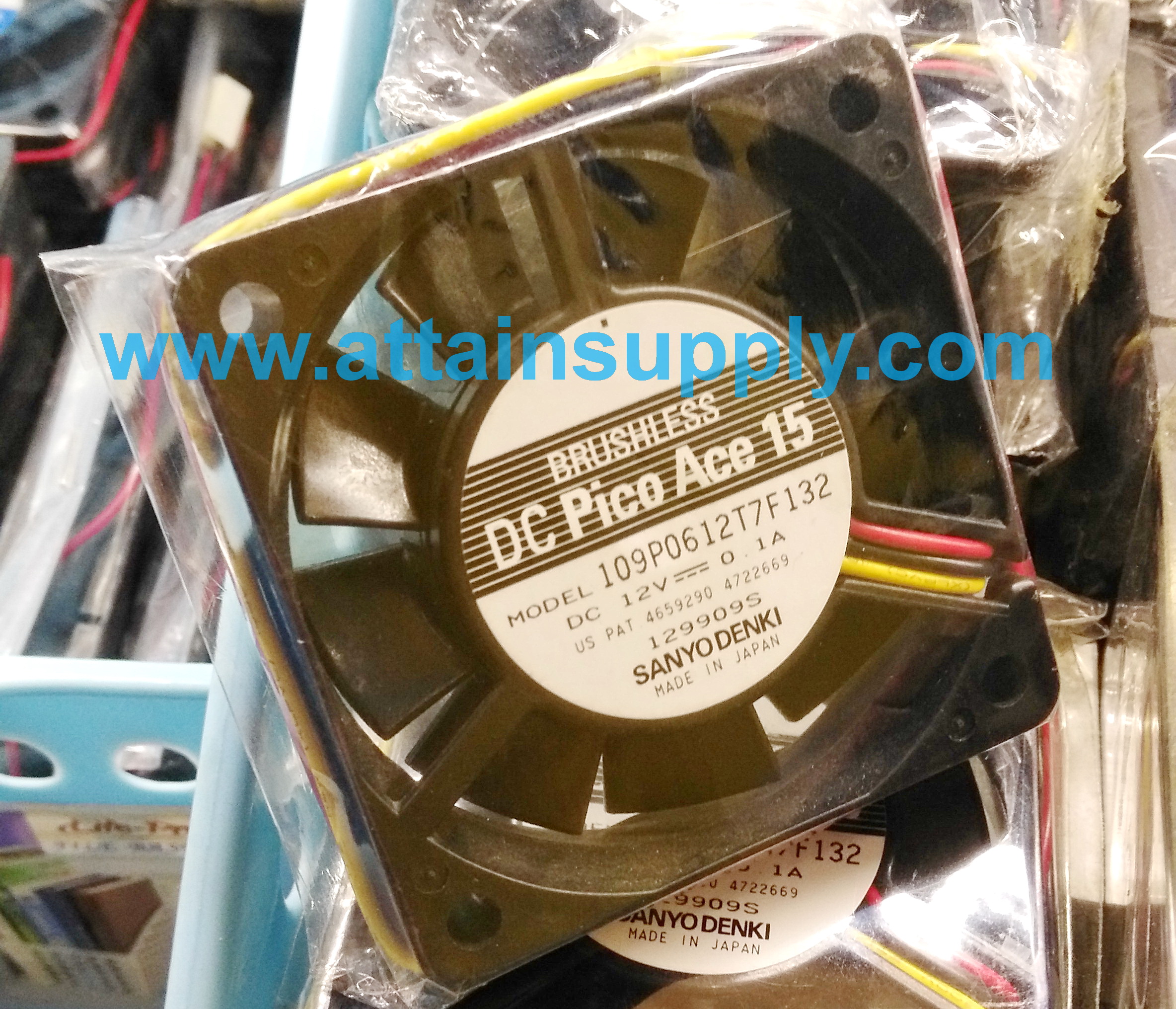 พัดลมDC12V-6x6x1.5CM./SANYODENKI