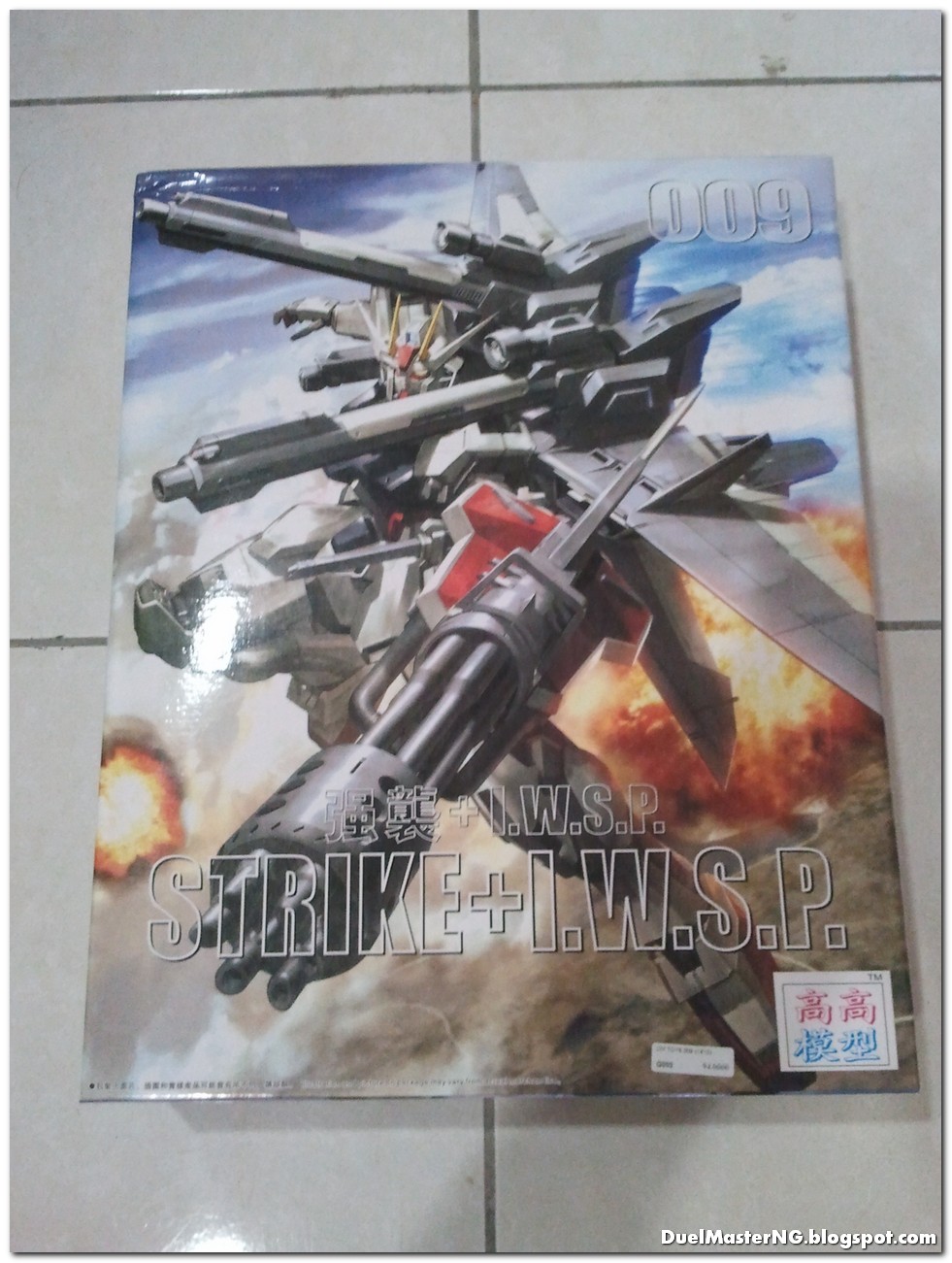 MG (009) 1/100 GAT-X105 STRIKE GUNDAM + I.W.S.P