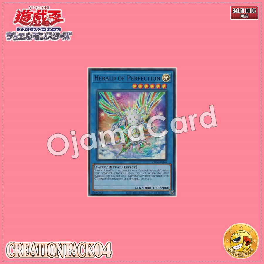 CR04-AE148 : Herald of Perfection / Declarer of Divine Light (Super Rare)