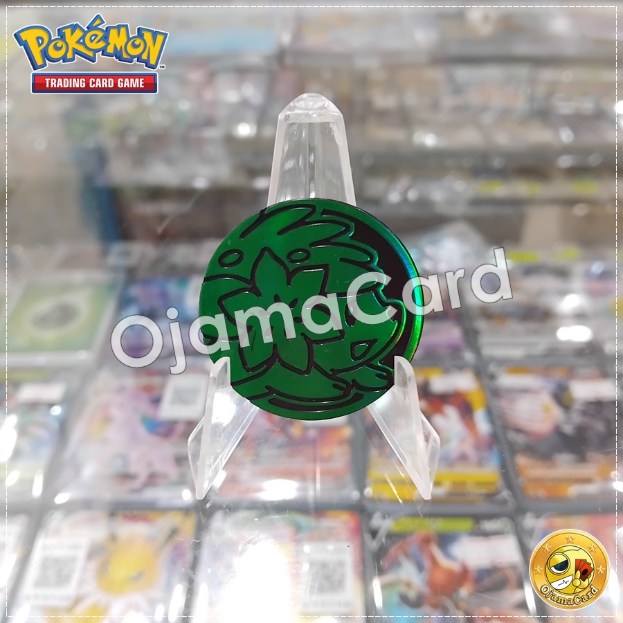 Pokémon TCG Official Coin | เหรียญโปเกม่อน (Standard Size) — Shaymin (Green) 99%「1 Coin」